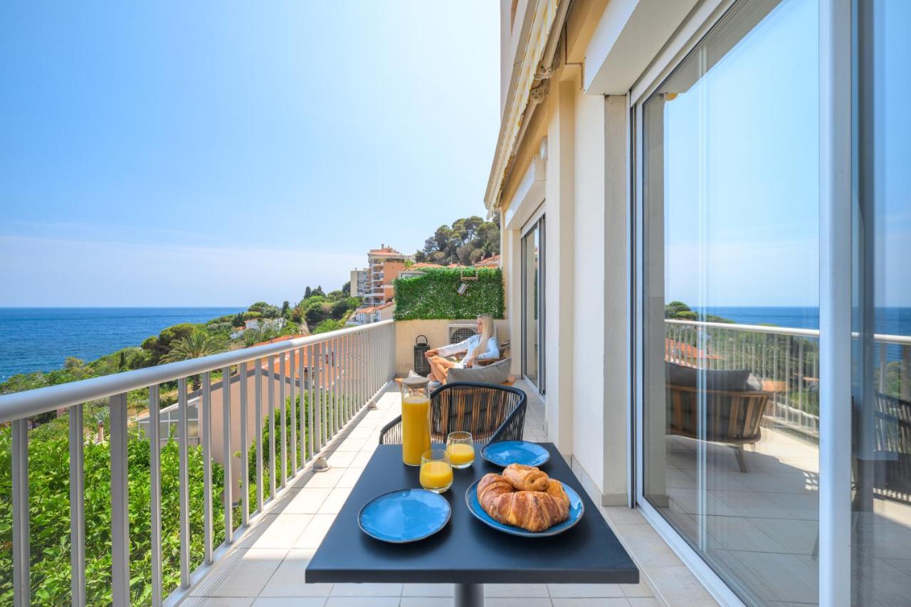 Saint-Antoine  Proche Monaco, Vue Mer Et Acces A La Plage מראה חיצוני תמונה
